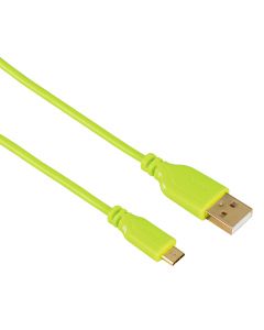 Flexi-Slim Micro USB kabl, pozlata, zeleni, 0.75m