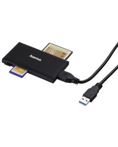 USB 3.0 Multi citac kartica, SD/microSD/CF/MS,crni