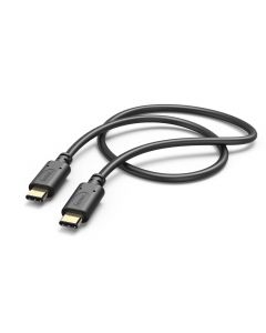 Charging/Data kabl, USB Type-C-USB Type-C, 1m crni