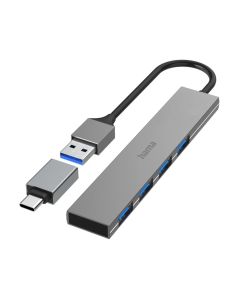 USB Hub 4 porta, USB 3.2, 5 Gbit/s+ USB-C adapter  ultra tanak