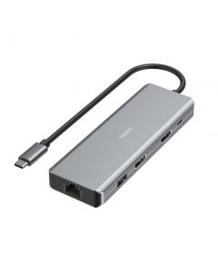 USB-C Hub, 9 portova, 2 x HDMI™, USB-A, USB-C, LAN