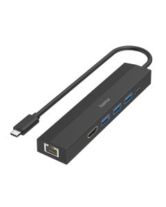 USB-C Hub, 6 portova, 3 x USB-A, USB-C, HDMI™, LAN