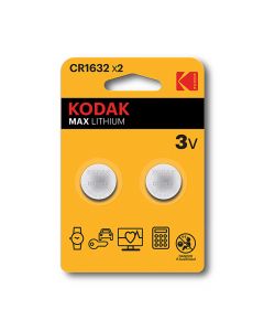 Kodak MAX lithium baterija CR1632, 2 kom