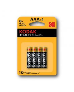 KODAK Alkalne baterije XTRALIFE AAA/4kom