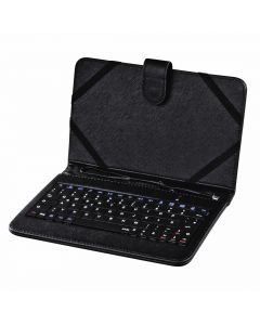 Tastatura za tablet + univerzalna futrola 7", crna