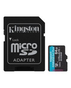 Kingston Canvas Go! Plus SDCG3-64GB Memorijska kartica i adapter microSD 64GB