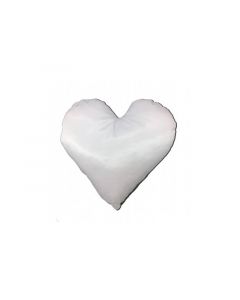 Jastucnica u obliku srca, bela, 40x42cm