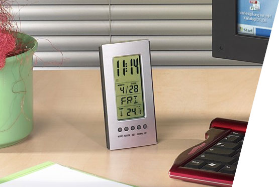 Hama LCD termometar, sat, kalendar