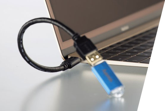 OTG kabl 15cm USB-C muski na USB-A zenski 5Gbps pozlata